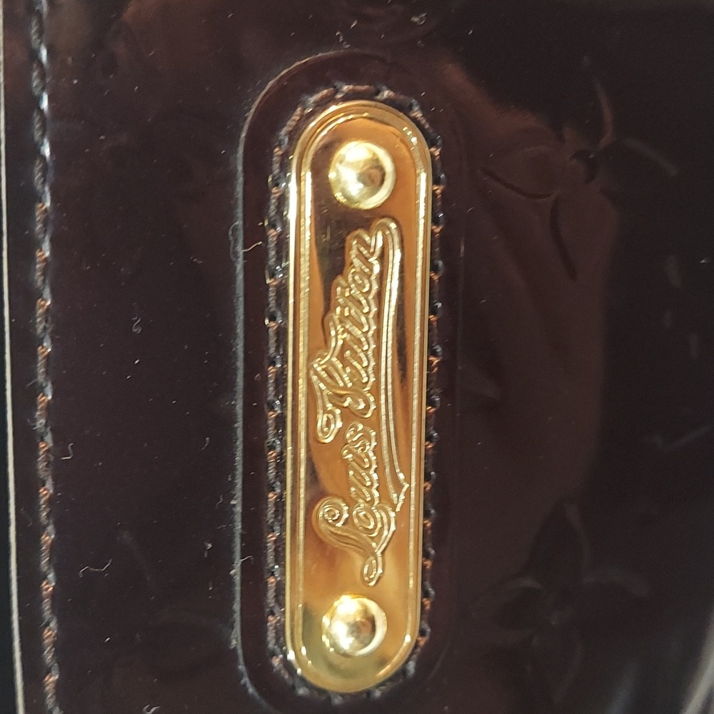 Louis Vuitton Amarante Vernis Wilsher Pm Tote Satchel - Picture 9 of 13
